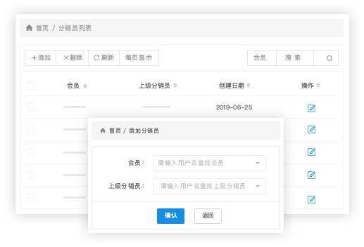 快速招募不斷裂變，實現(xiàn)全網分銷